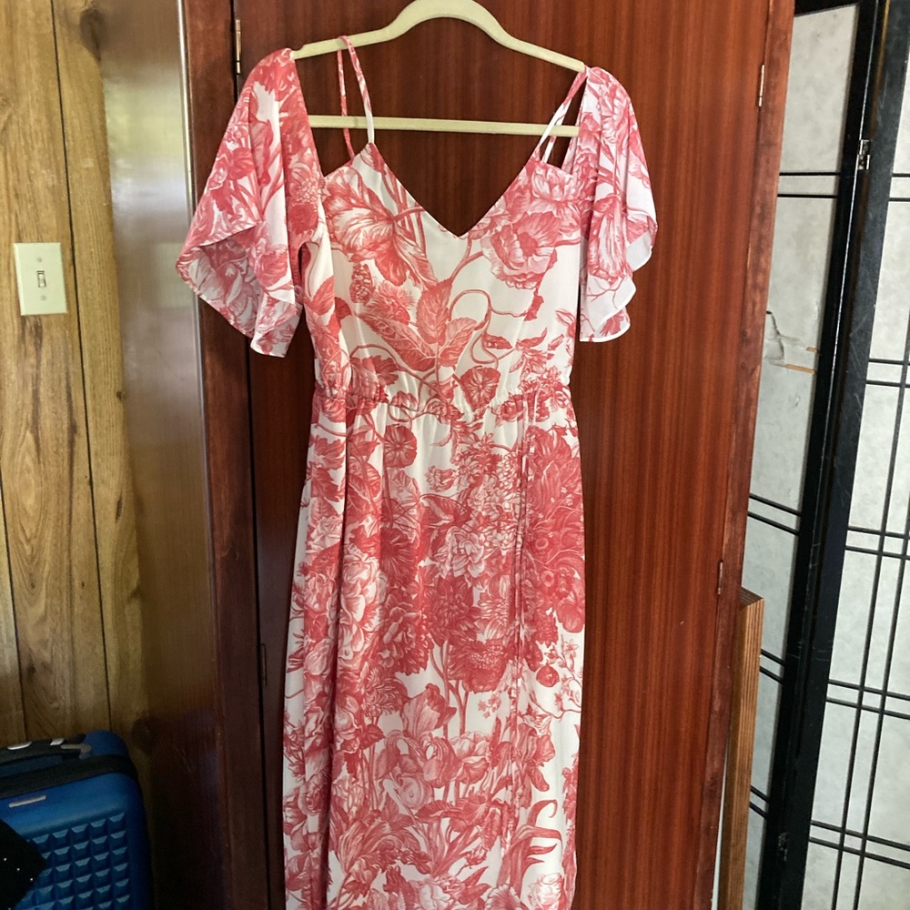 Floral midi dress